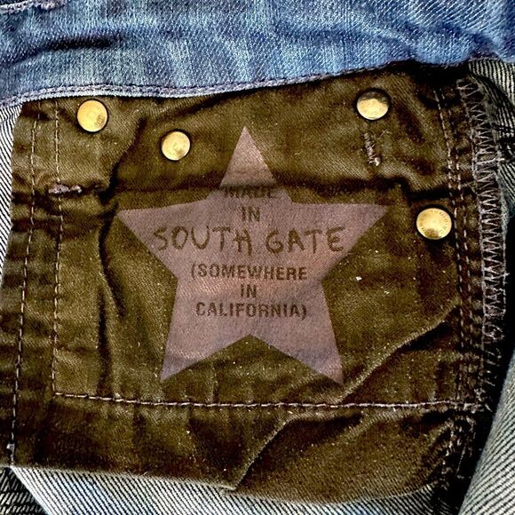 Adriano Goldschmied Women The Club Flared Blue Denim Jeans Size 27R - Picture 10 of 12